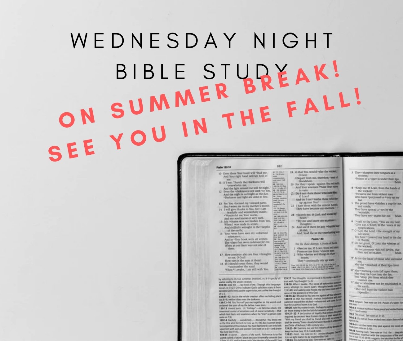 Wednesday Night Bible Study